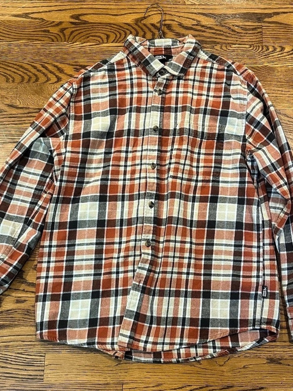Eddie Bauer Classic Flannel Shirt Men's Plaid Button Down